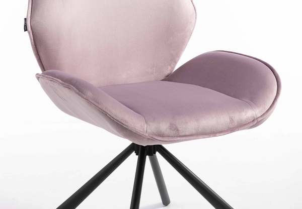 FOTEL HR350 PAJĄK WRZOSOWY WELUR CZARNA PODSTAWA