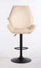 FOTEL HR350W KREMOWY WELUR CZARNA PODSTAWA