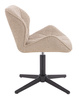 FOTEL HR111CROSS LATTE BARANEK CZARNA PODSTAWA