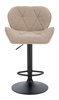 FOTEL HR111W LATTE BARANEK CZARNA PODSTAWA