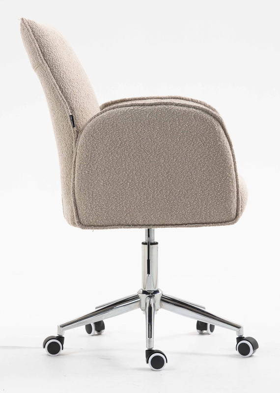 FOTEL HR280K LATTE BARANEK CHROMOWANA PODSTAWA