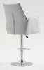 FOTEL HR280W SZARY BARANEK CHROMOWANA PODSTAWA
