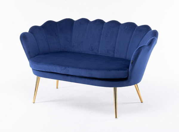 SOFA FREY CIEMNE MORZE WELUR