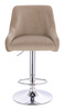 FOTEL HR920W LATTE WELUR CHROMOWANA PODSTAWA