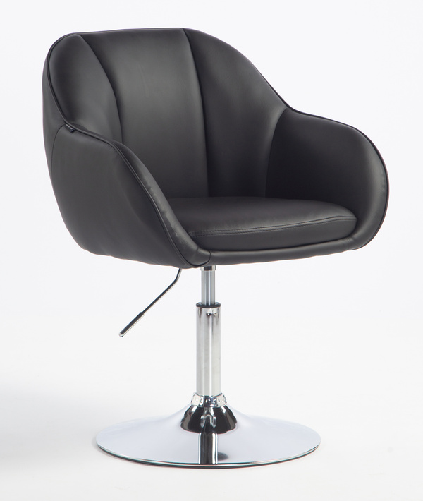 HOKER HR2055N CZARNY CHROMOWANA PODSTAWA