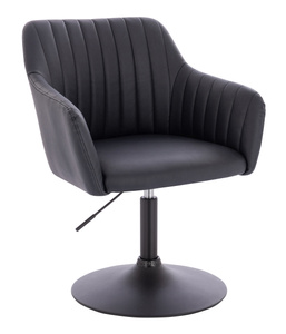 FOTEL HR190N CZARNY CZARNA PODSTAWA