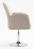 FOTEL HR280N LATTE BARANEK CHROMOWANA PODSTAWA