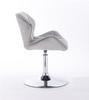 FOTEL HR111N STALOWY WELUR