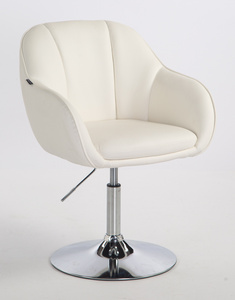 HOKER HR2055N BIAŁY CHROMOWANA PODSTAWA