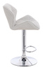 FOTEL HR111W SZARE BARANEK CHROMOWANA PODSTAWA
