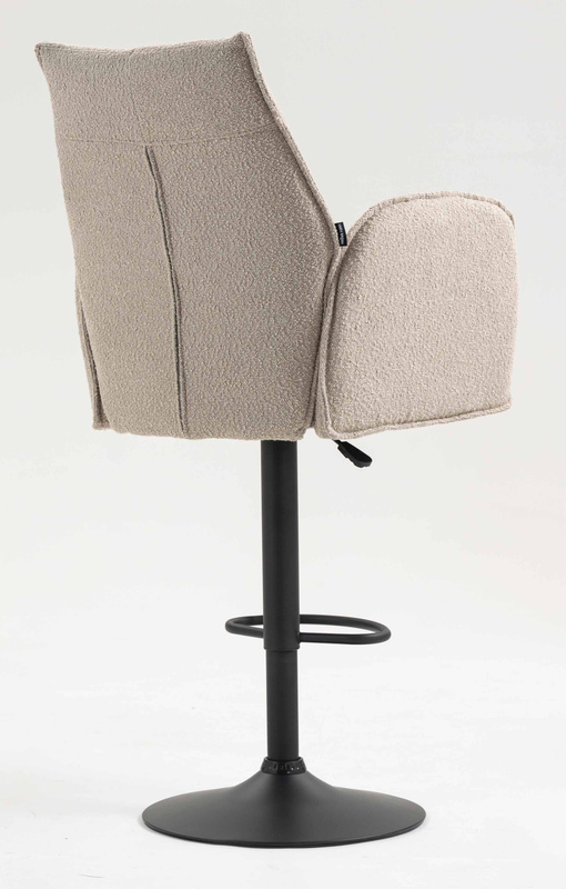 FOTEL HR280W LATTE BARANEK CZARNA PODSTAWA