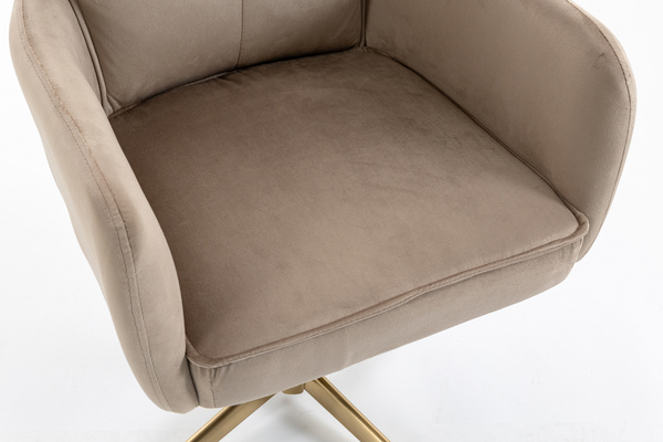 HOKER HR250CROSS LATTE WELUR  ZŁOTA PODSTAWA