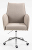 FOTEL HR280K LATTE BARANEK CHROMOWANA PODSTAWA