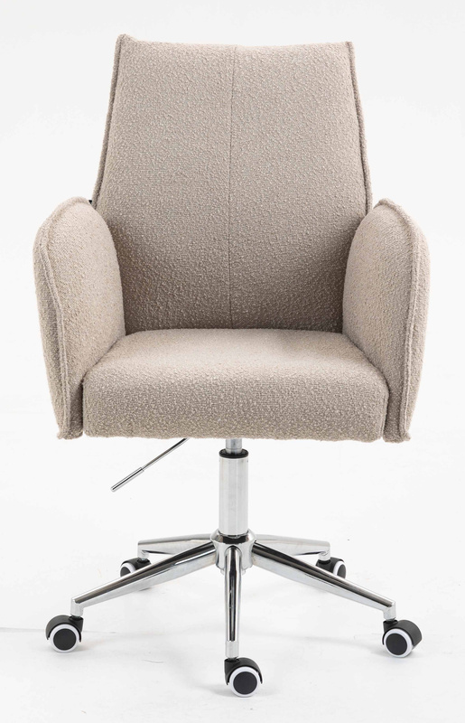 FOTEL HR280K LATTE BARANEK CHROMOWANA PODSTAWA