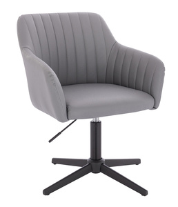 FOTEL HR190CROSS SZARY CZARNA PODSTAWA