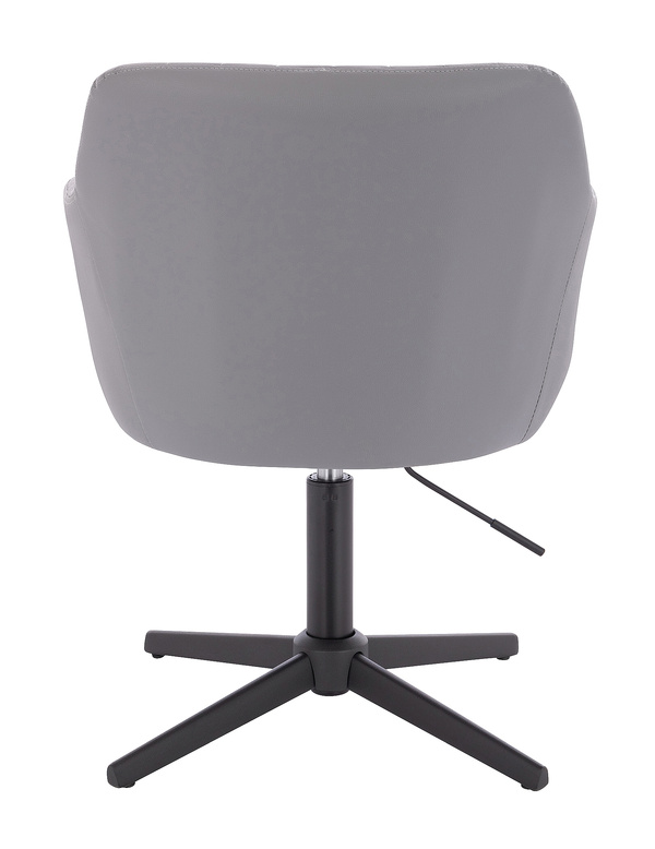 FOTEL HR190CROSS SZARY CZARNA PODSTAWA