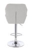 HOKER HR212W SZARY BARANEK CHROMOWANA PODSTAWA