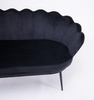 SOFA FREY CZARNY CZARNE NOGI