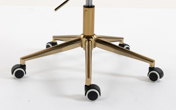 HOKER HR250K PUDROWY RÓŻ WELUR  ZŁOTA PODSTAWA