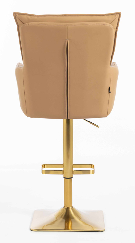 HOKER HR250KW KARMELOWY EKOSKÓRA PREMIUM SOFT ZŁOTA PODSTAWA