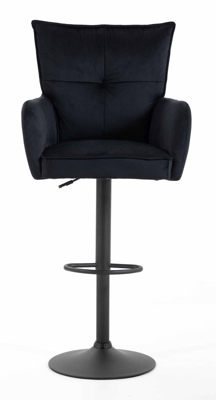 HOKER HR250W CZARNY WELUR CZARNA PODSTAWA