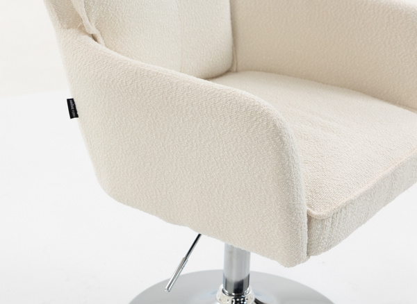 HOKER HR250N KREMOWY BARANEK CHROMOWANA PODSTAWA