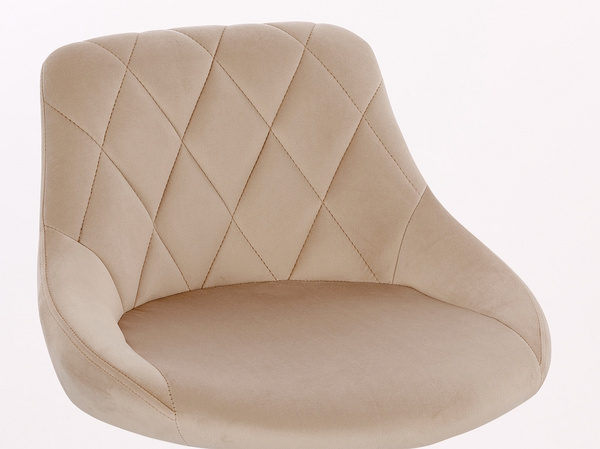 HOKER HR1054K LATTE WELUR ZŁOTA PODSTAWA