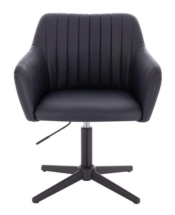 FOTEL HR190CROSS CZARNY CZARNA PODSTAWA