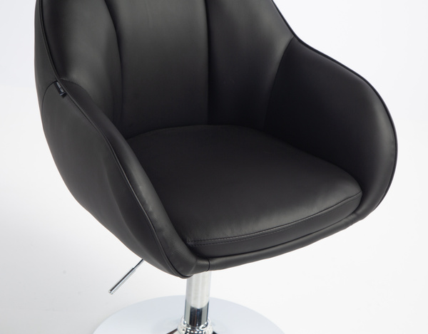 HOKER HR2055N CZARNY CHROMOWANA PODSTAWA