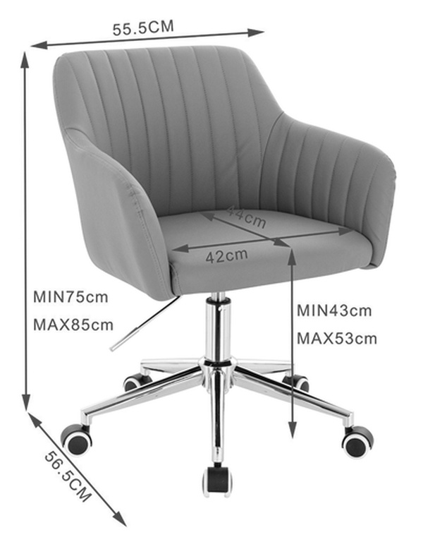 FOTEL HR190CROSS CZARNY CZARNA PODSTAWA