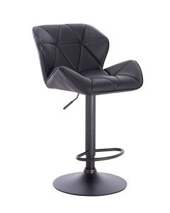 HOKER HR111W  CZARNA SKÓRA PODSTAWA CZARNY MAT