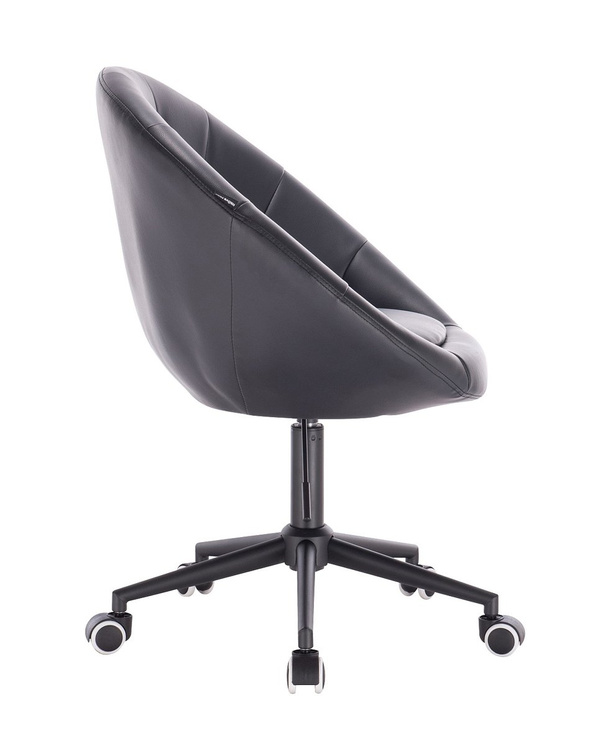 FOTEL HR8516K CZARNY CZARNA PODSTAWA