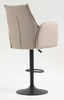 FOTEL HR280W LATTE BARANEK CZARNA PODSTAWA