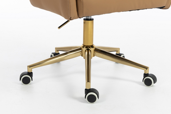 HOKER HR250K KARMELOWY EKOSKÓRA PREMIUM SOFT ZŁOTA PODSTAWA