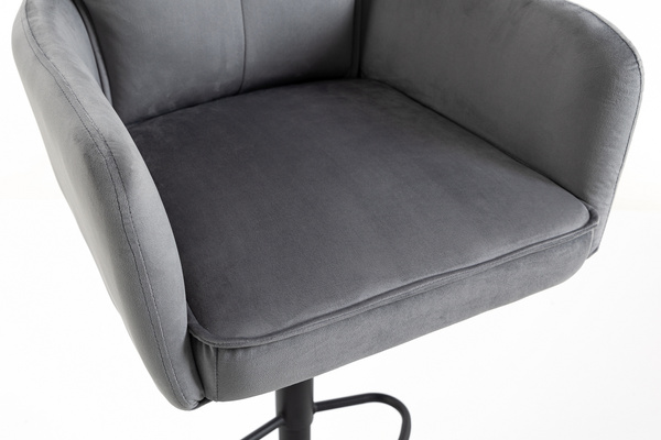 HOKER HR250W GRAFITOWY WELUR CZARNA PODSTAWA