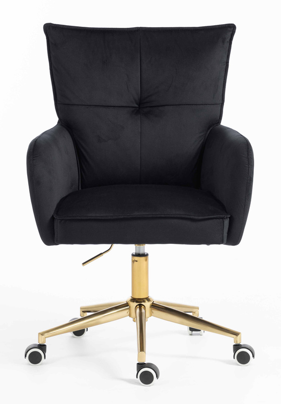 HOKER HR250K CZARNY WELUR  ZŁOTA PODSTAWA