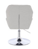 HOKER HR212N SZARY BARANEK CHROMOWANA PODSTAWA