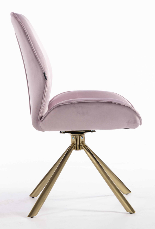 FOTEL HR350 PAJĄK WRZOSOWY WELUR ZŁOTA PODSTAWA