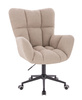 FOTEL HR650K LATTE BARANEK CZARNA PODSTAWA
