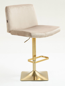 HOKER HR150KW LATTE WELUR ZŁOTA PODSTAWA