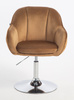 HOKER HR2055N MIODOWY WELUR CHROMOWANA PODSTAWA