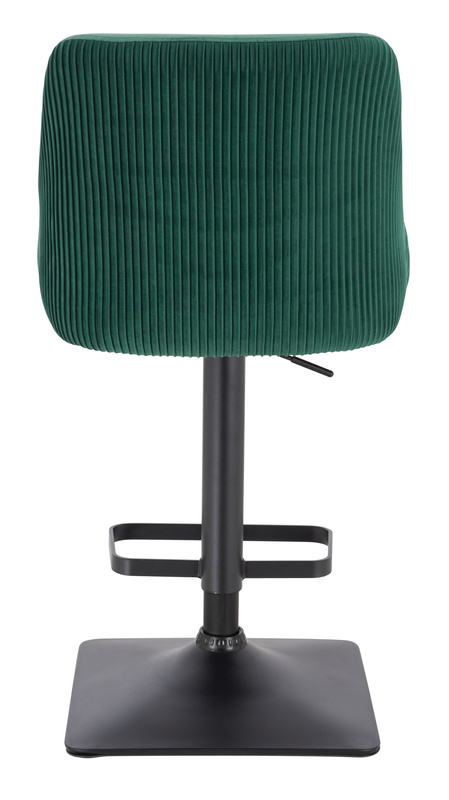 FOTEL HR920KW BUTELKOWA ZIELEŃ WELUR CZARNA PODSTAWA