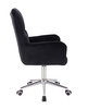 FOTEL HR650K CZARNY WELUR