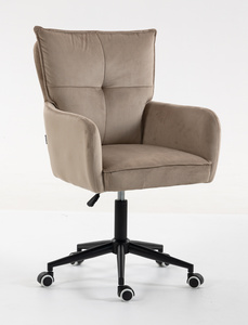 HOKER HR250K LATTE  WELUR  CZARNA PODSTAWA