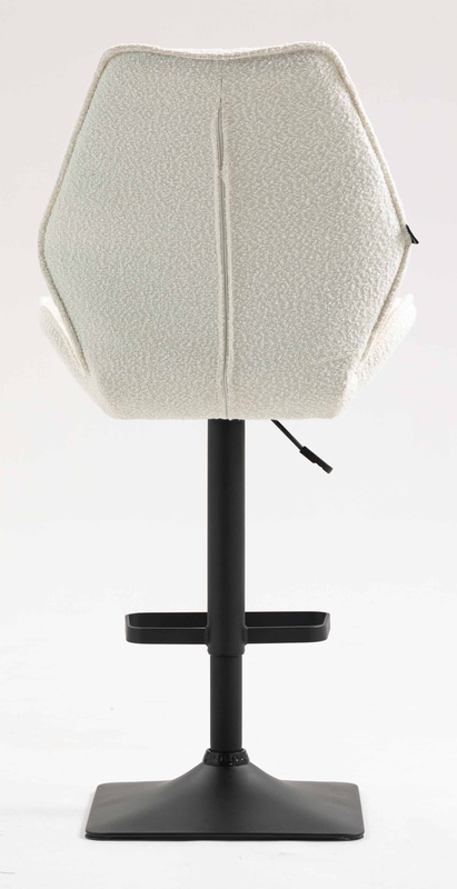 FOTEL HR350KW KREMOWY BARANEK CZARNA PODSTAWA