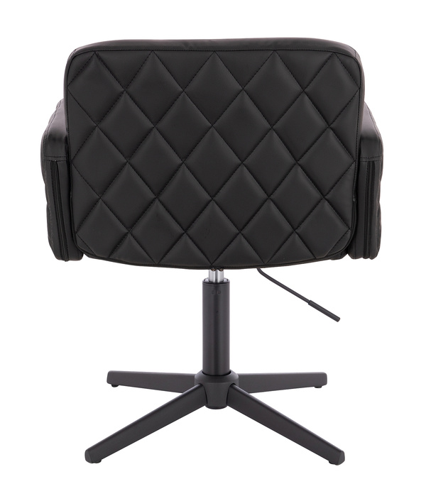 FOTEL HC802CROSS CZARNY CZARNA PODSTAWA