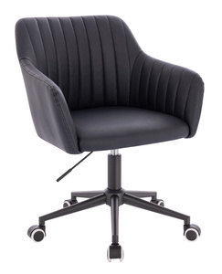 FOTEL HR190K CZARNY CZARNA PODSTAWA