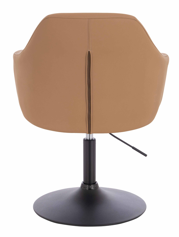 HOKER HR831N KARMELOWY EKOSKÓRA PREMIUM SOFT CZARNA PODSTAWA