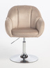 HOKER HR2055N LATTE WELUR CHROMOWANA PODSTAWA