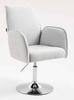 FOTEL HR280N SZARY BARANEK CHROMOWANA PODSTAWA